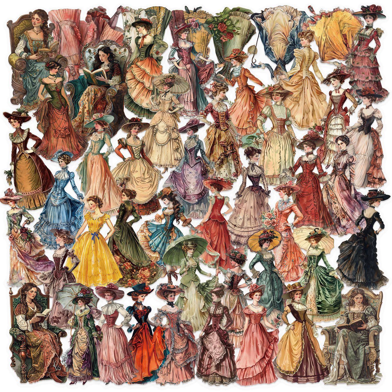 50 レトロなヨーロッパとアメリカのキャラクター SLP064