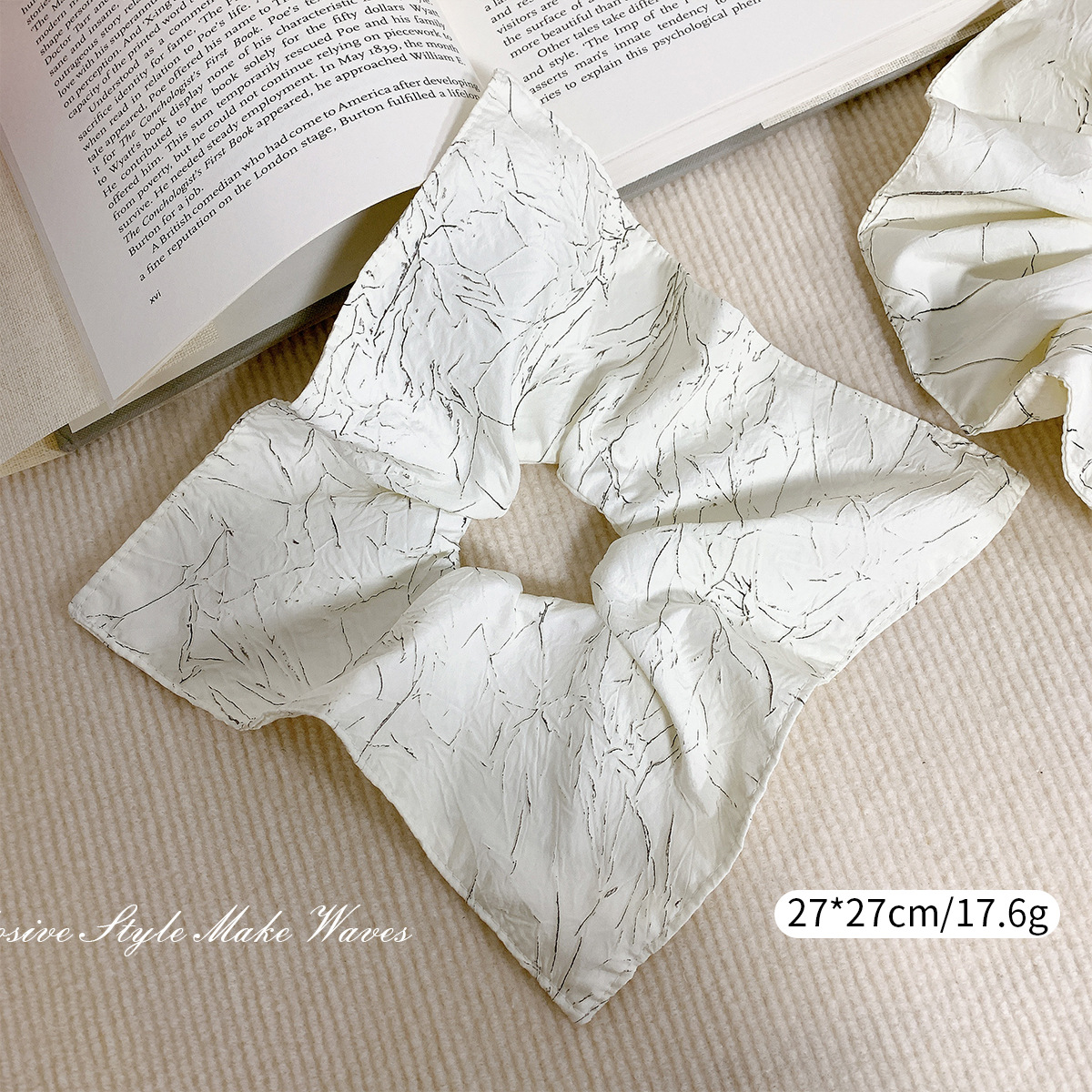 しわのあるプリント