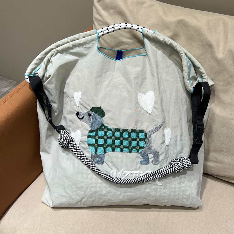 ライトグレー【チェック柄パピー】