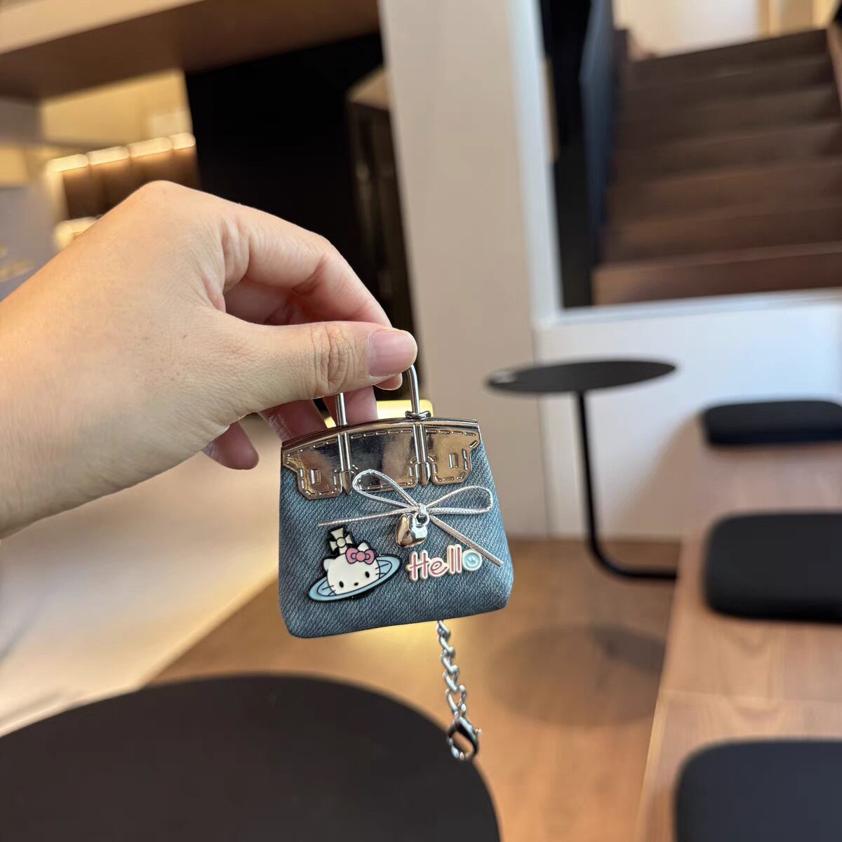 デニムブルーバッグ - ブルースターリングKT