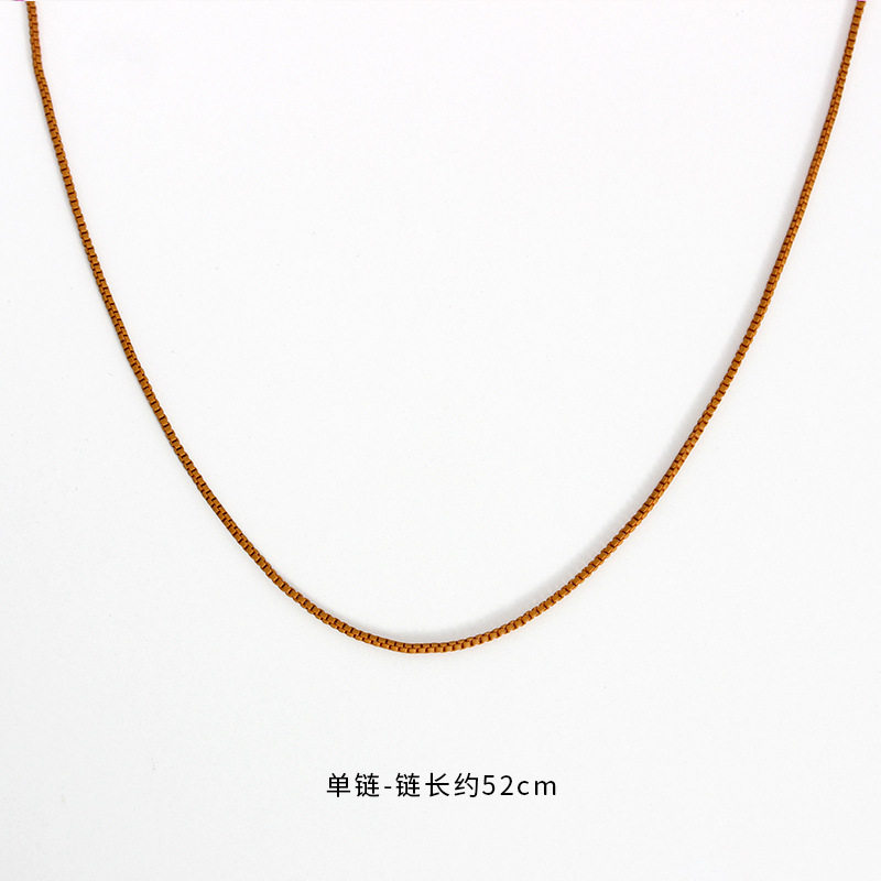 ジンジャーイエロー-シングルチェーン