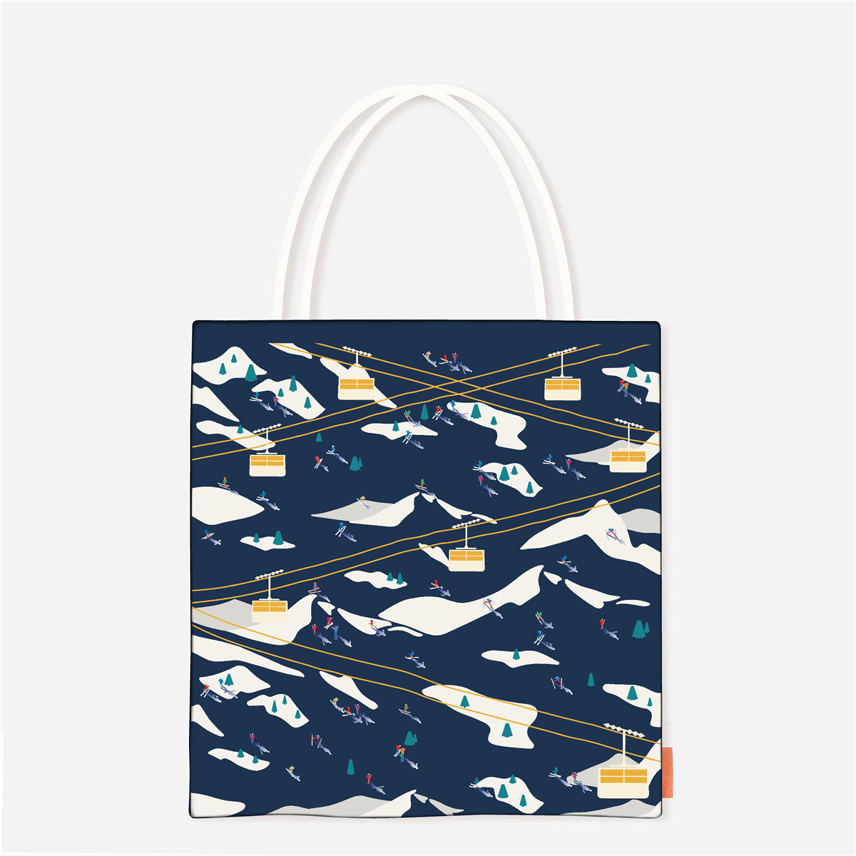 ネイビーブルーのスキー