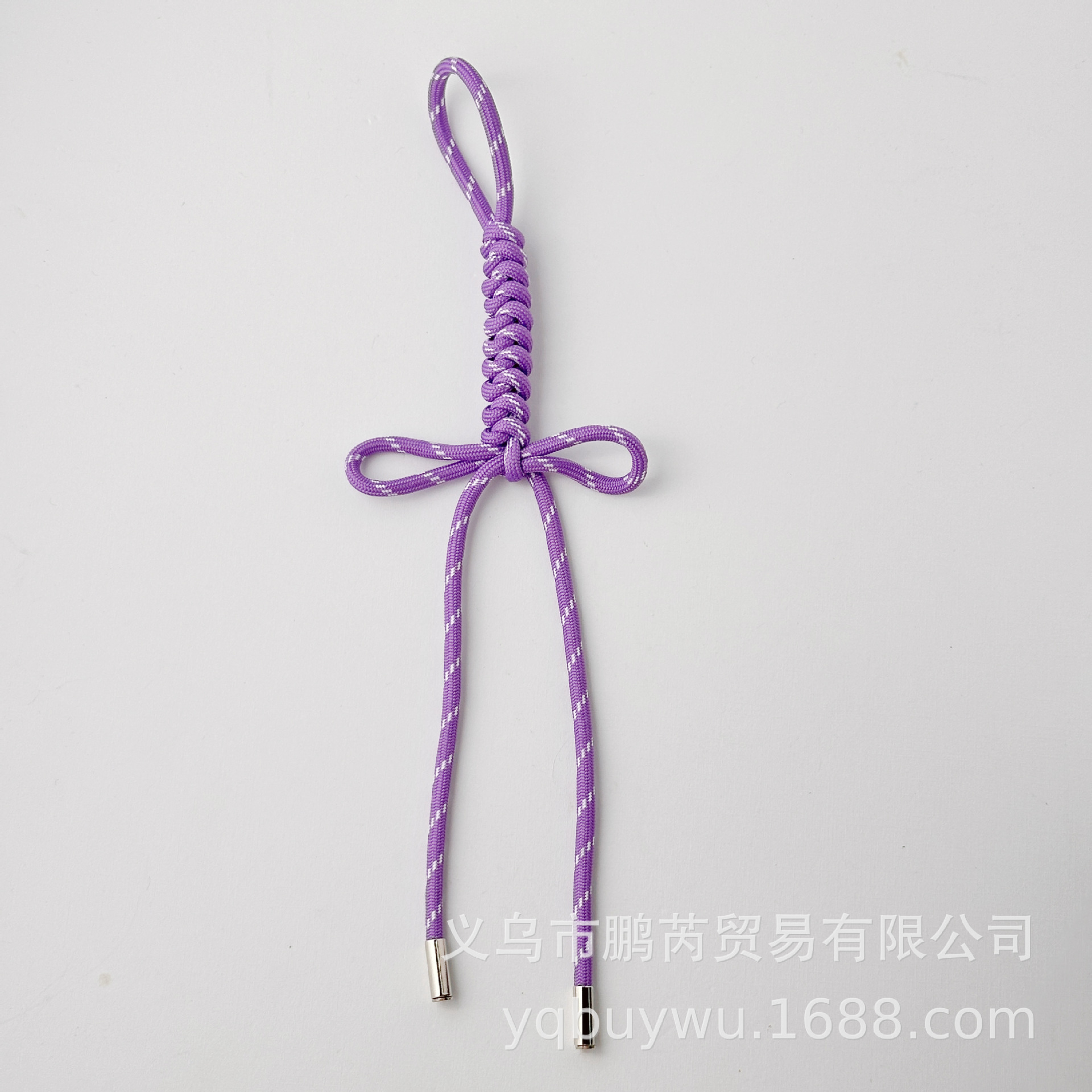 薄紫ダイヤモンドリボン完成品 約25cm