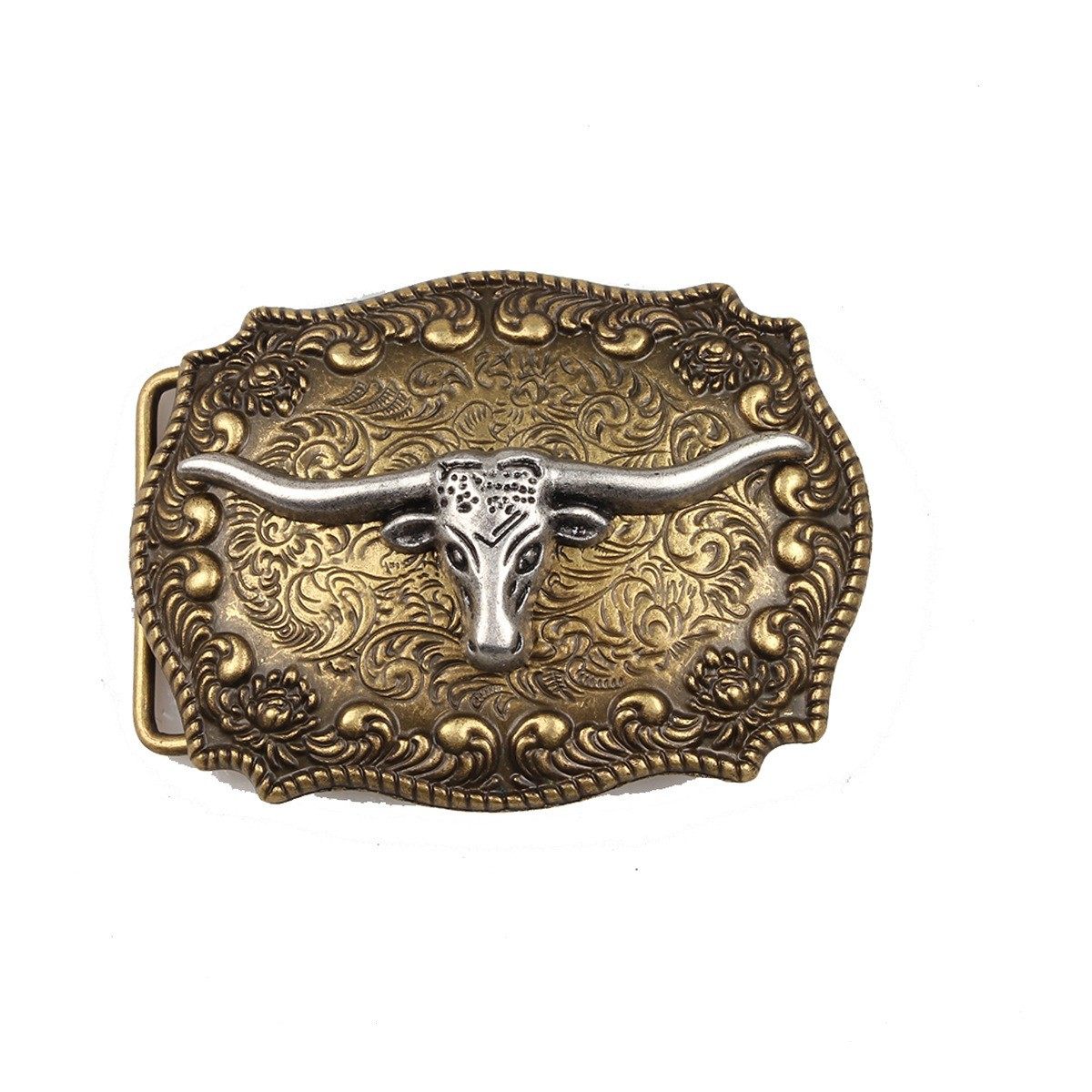 平角牛頭金地銀牛