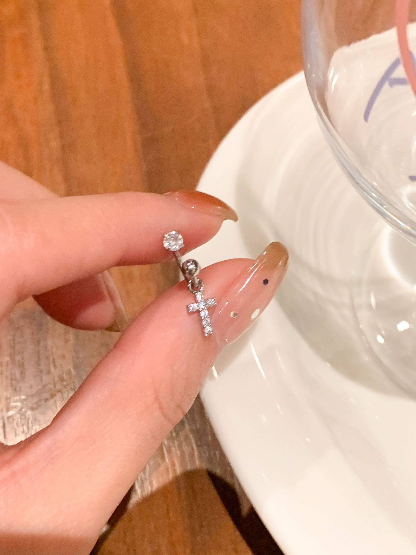 439 ホースシューリングクロス シングル