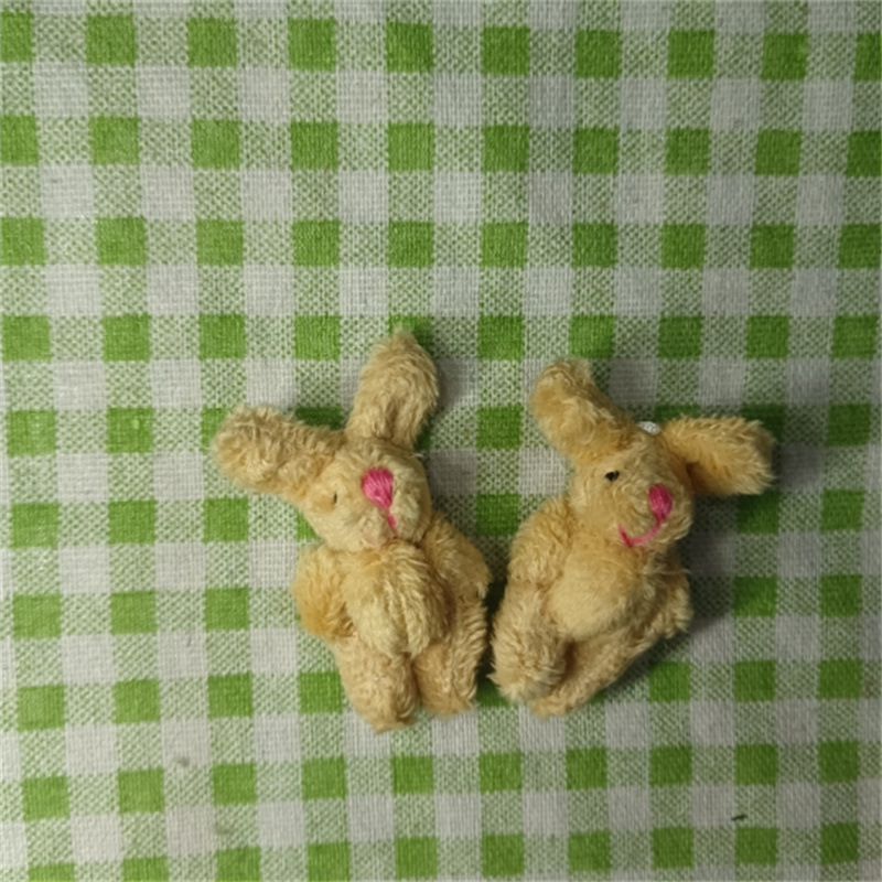 4.5cmアプリコット長毛ウサギ