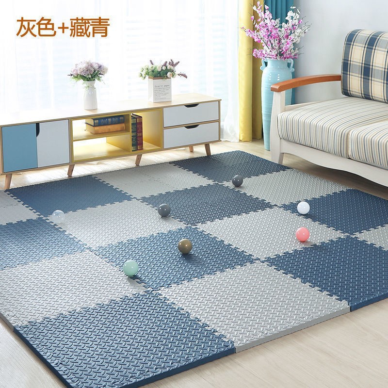 グレー+ネイビーブルーエッジストリップ付き