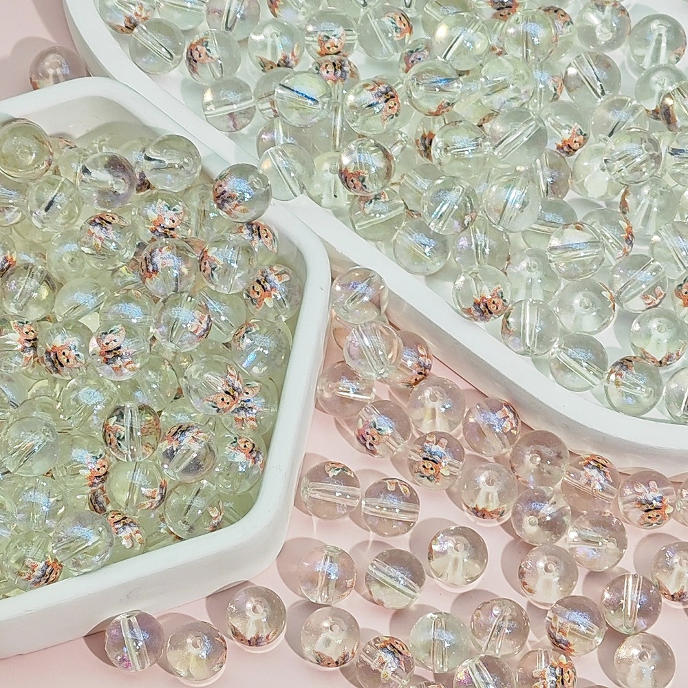 K50#リナベル [10MM プリント漫画ビーズ]