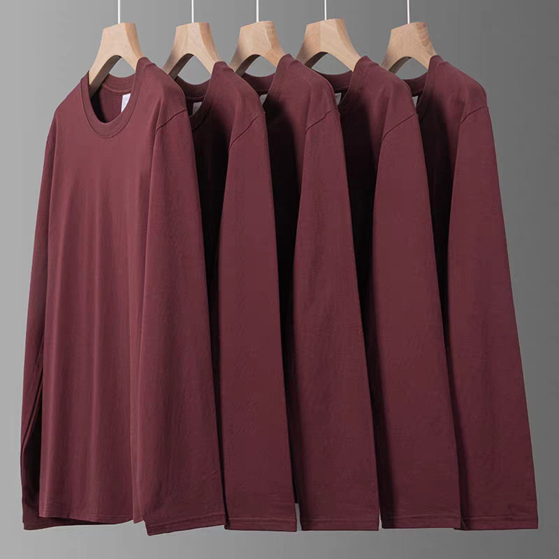 バーガンディ [300G ストレート平口長袖]