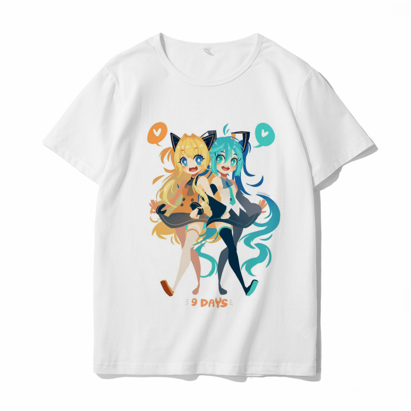 初音-ホワイトtシャツ10