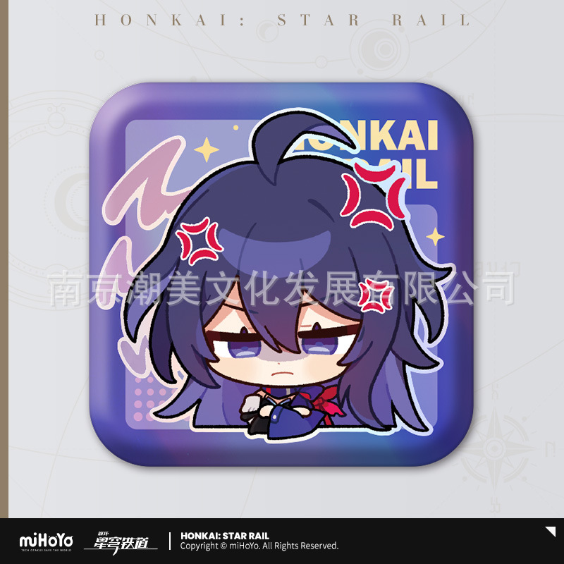 パム展示ホールシリーズ角ブリキバッジ-Xier