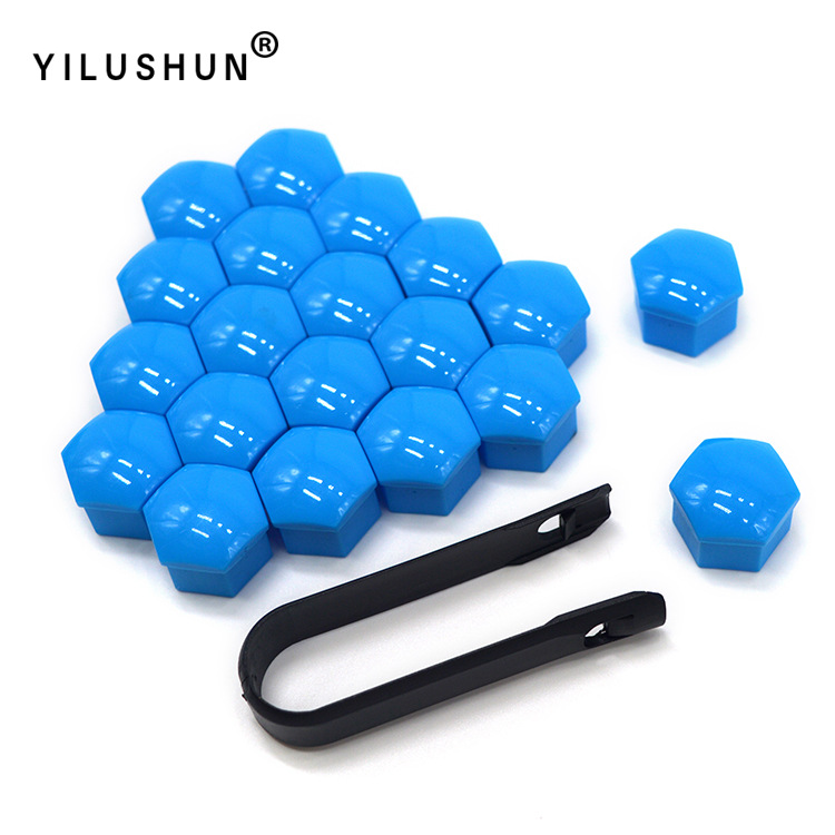 T39【袋入り】17mmブルー20個入 + 黒クリップ1個