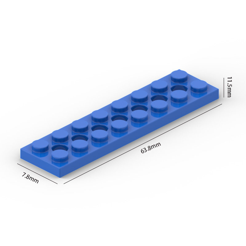 3738 2x8穴付きプレート