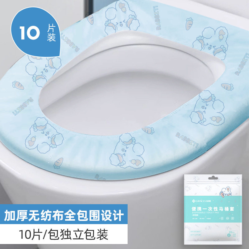 使い捨てプリントトイレマット