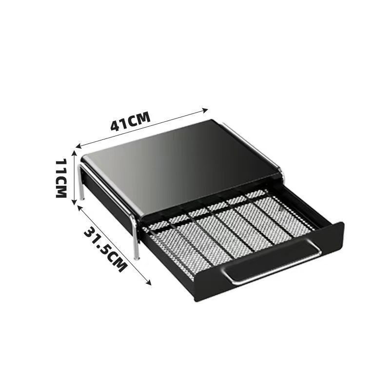 大型コーヒーカプセル収納ラック ブラック