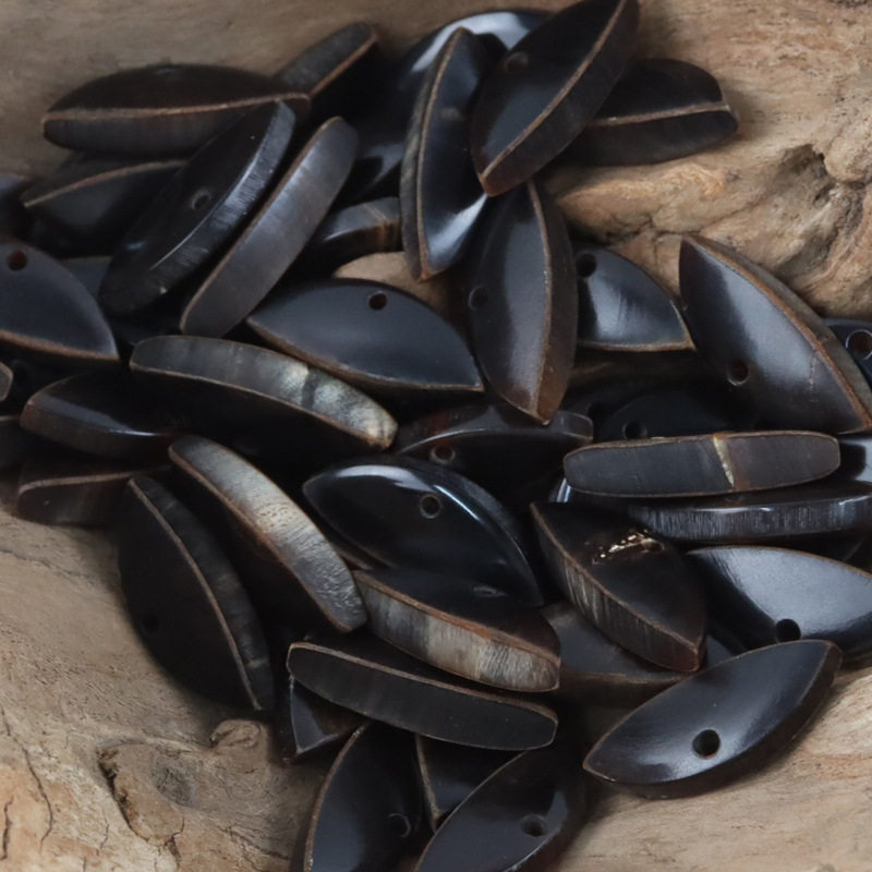 17mm*7mm*コーヒー色