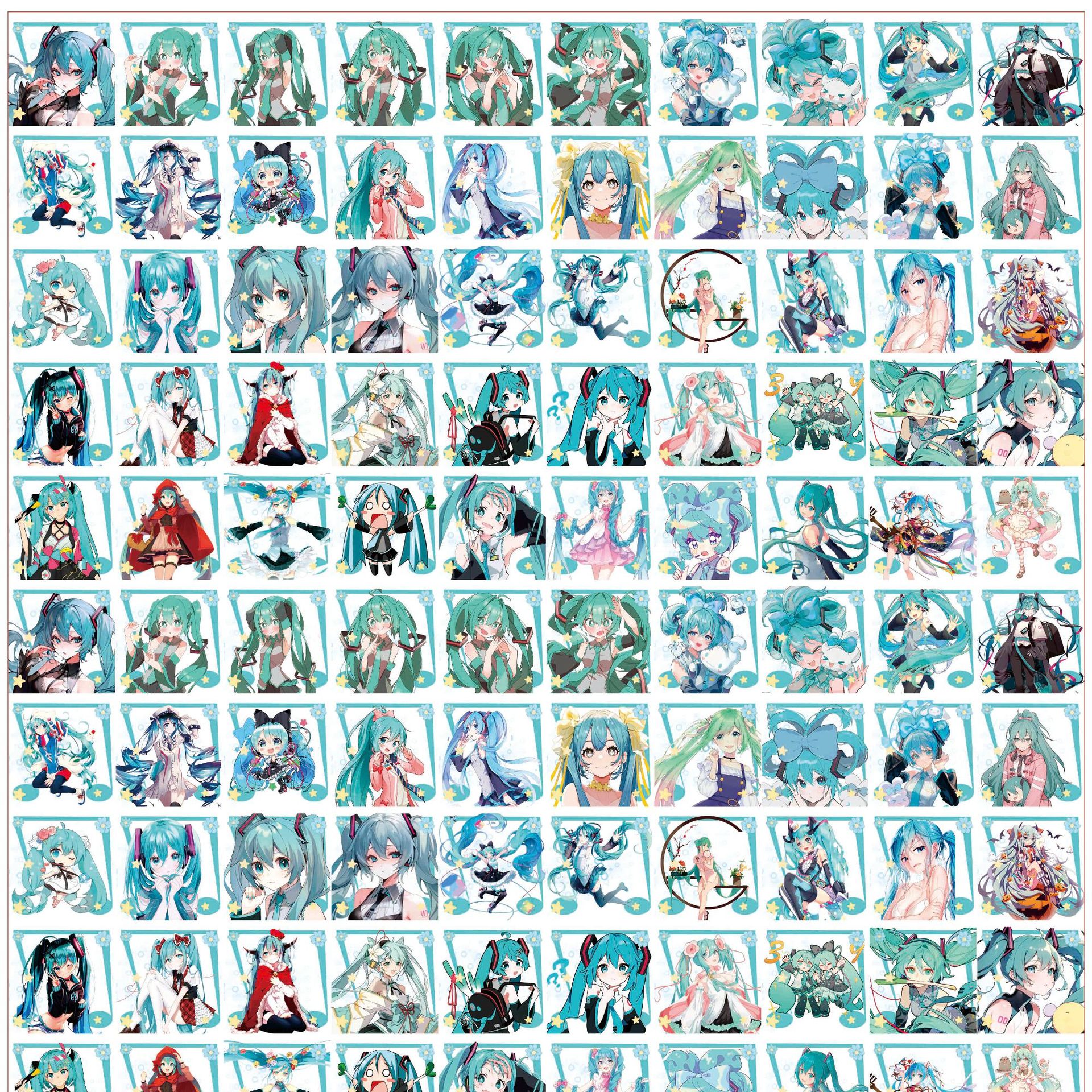 初音ミク方角片レーザー4cm500グラム (約105枚)