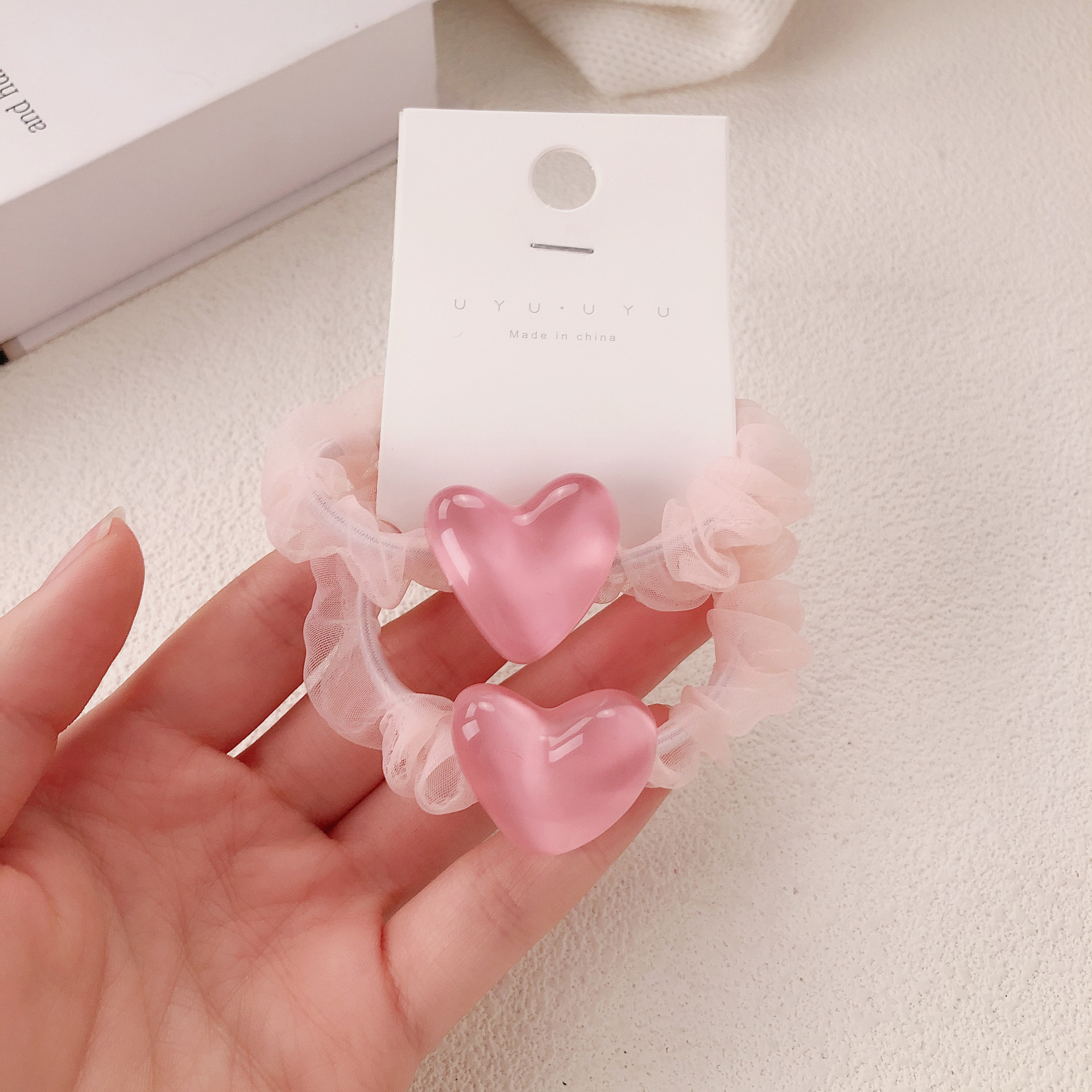 かすみ粉シュシュ一対セット