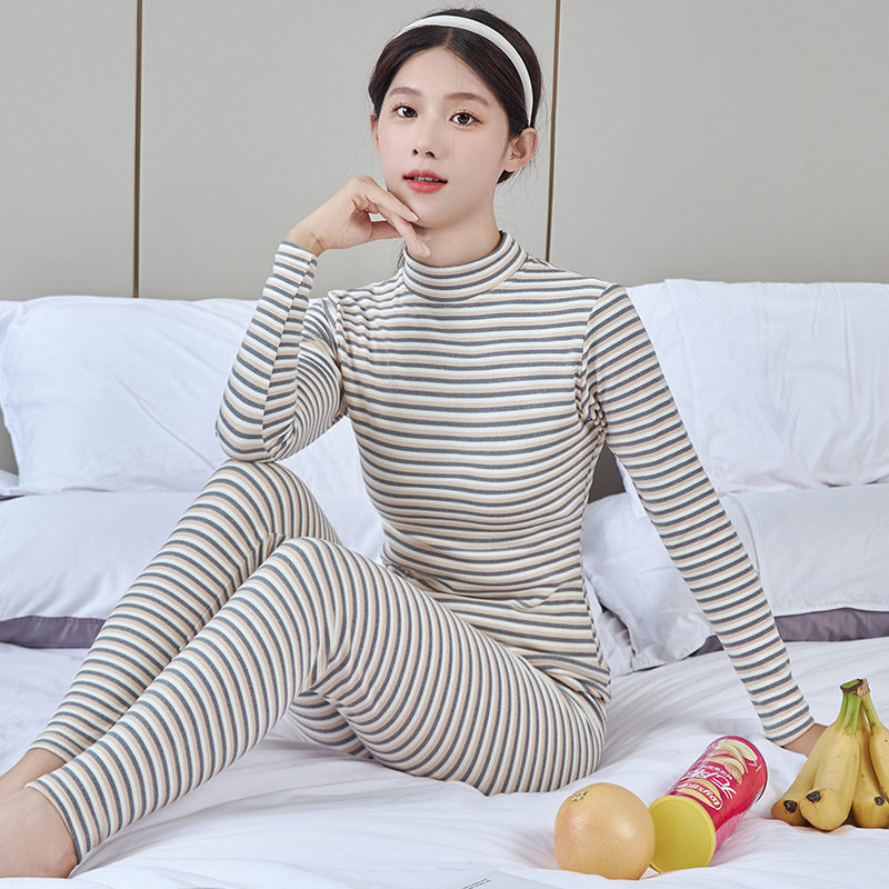 中襟オレンジグレーストライプセット