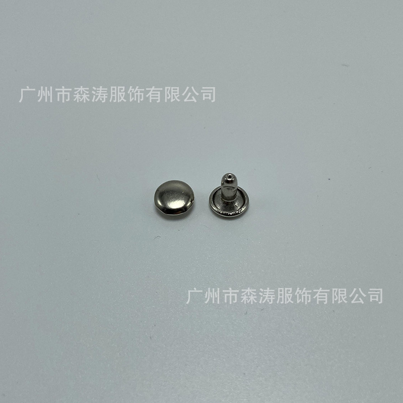 6mm*両面ネイル*シルバー
