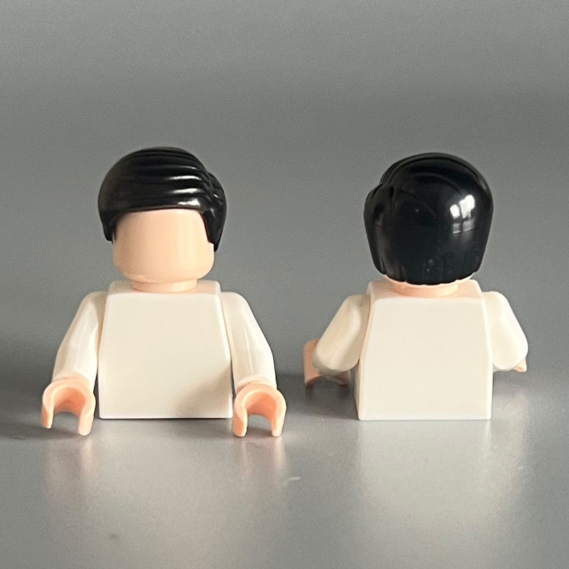 99930-サイドコームショートヘア ブラック