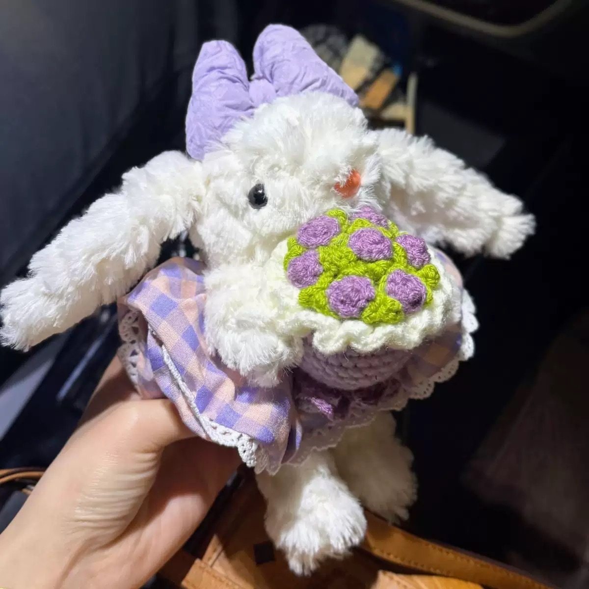 紫の花束 - ブレスレット スタイル