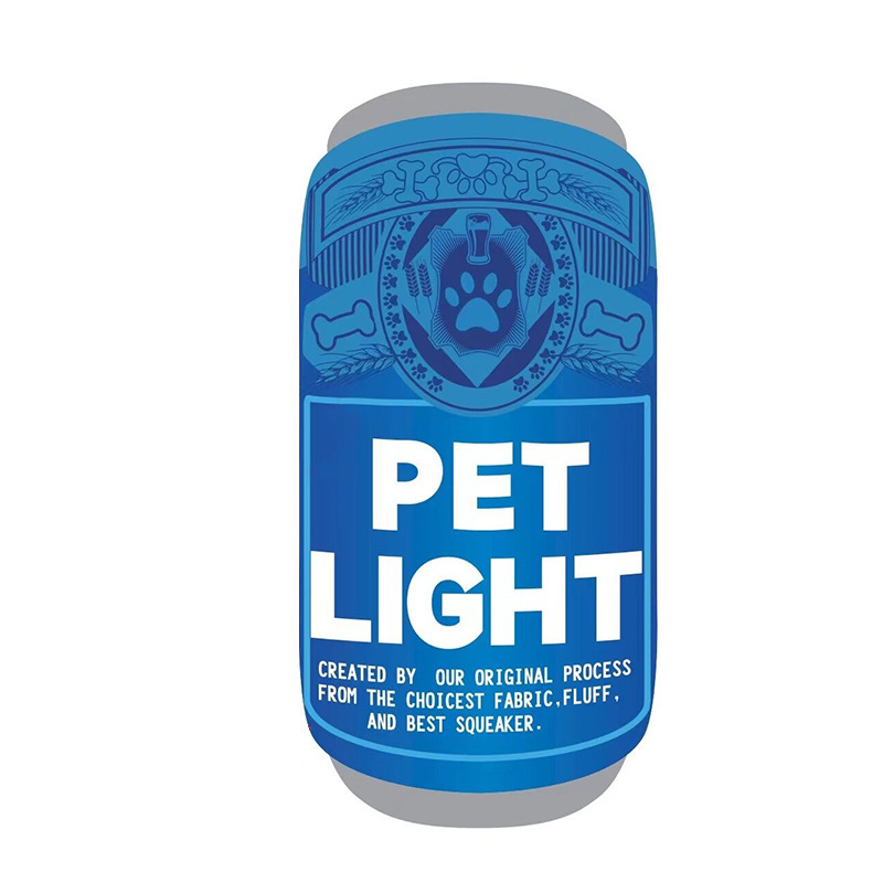 青いビール缶