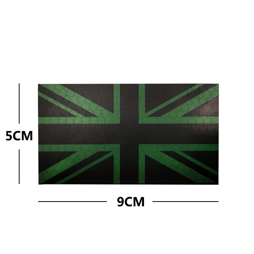 D00004-1 d-イギリス (黒地グリーン米)