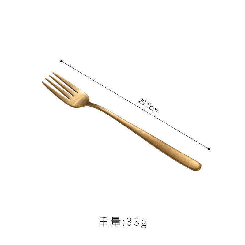 韓国フォーク（ヴィンテージゴールド）