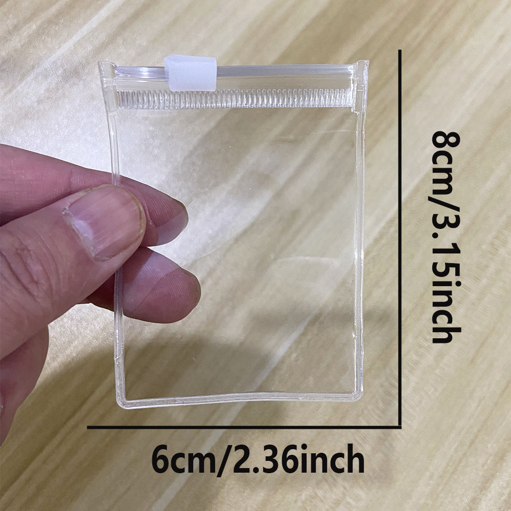 PVC ジッパーバッグ * 28c 両面透明 * 6 * 8 センチメートル; PVC; 6 * 8 センチメートル