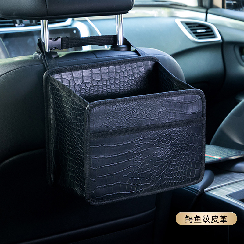 H6 12大角桶【純黒: ワニ紋】