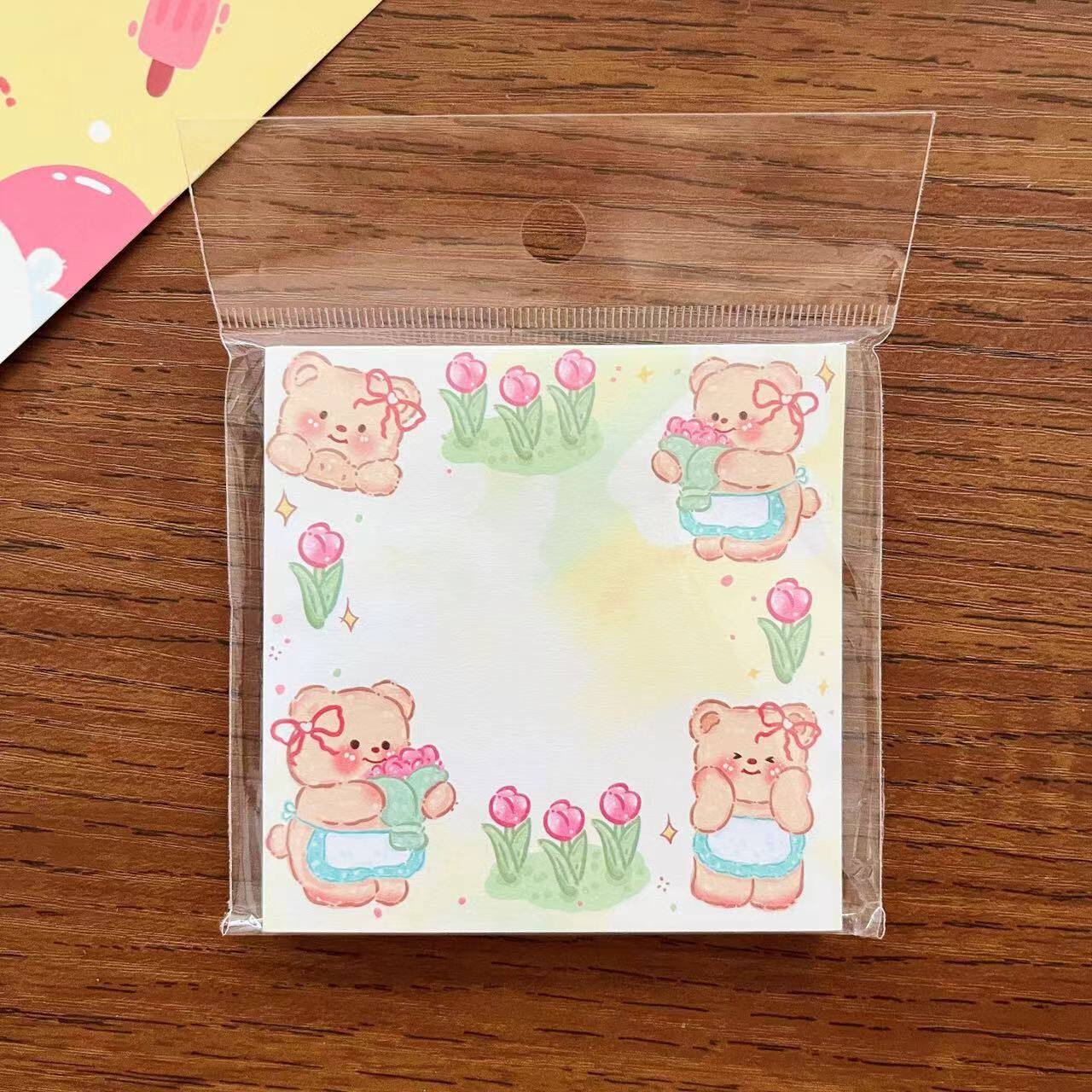 バターベア付箋*チューリップ