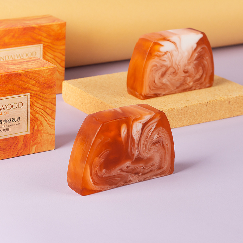 100gホノルル精油石鹸プラスチックケース泡立てネット
