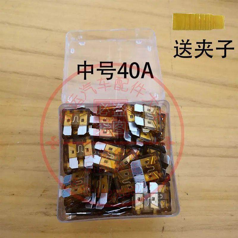 強化版 100個 中型 40A クリップ付き