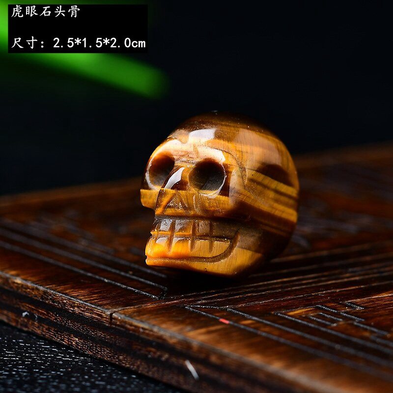 タイガーアイ石の骨