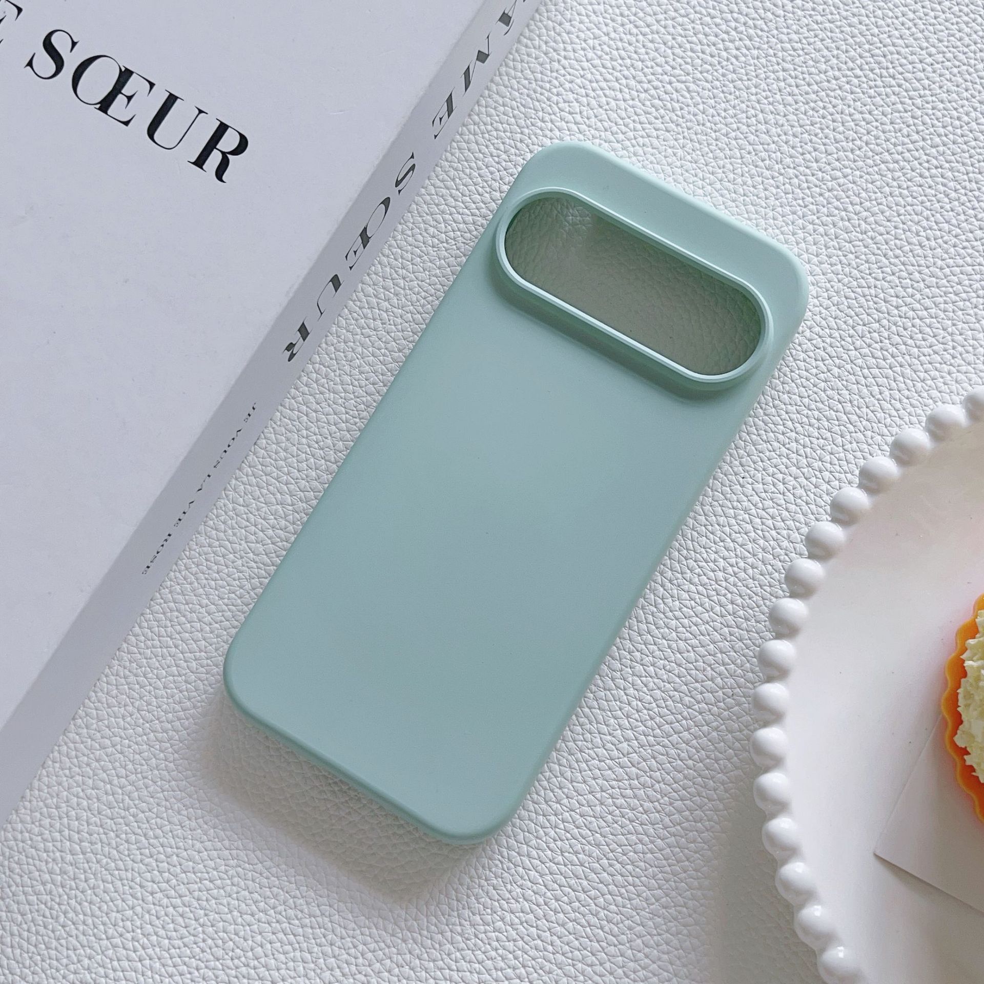 液状シリコーン［ライトシアン］フランネル内蔵