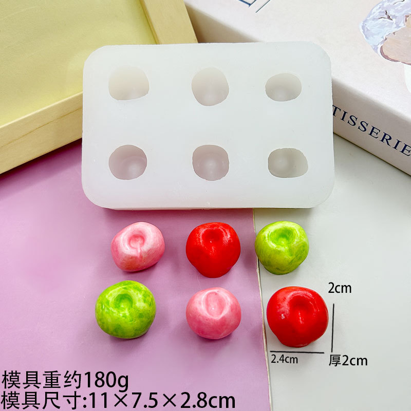 大型6ピース立体リンゴ型