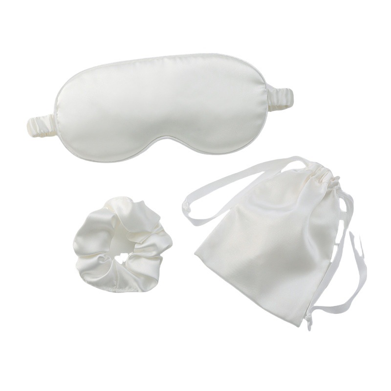 【3点セット】ホワイト+収納袋+ヘアゴム