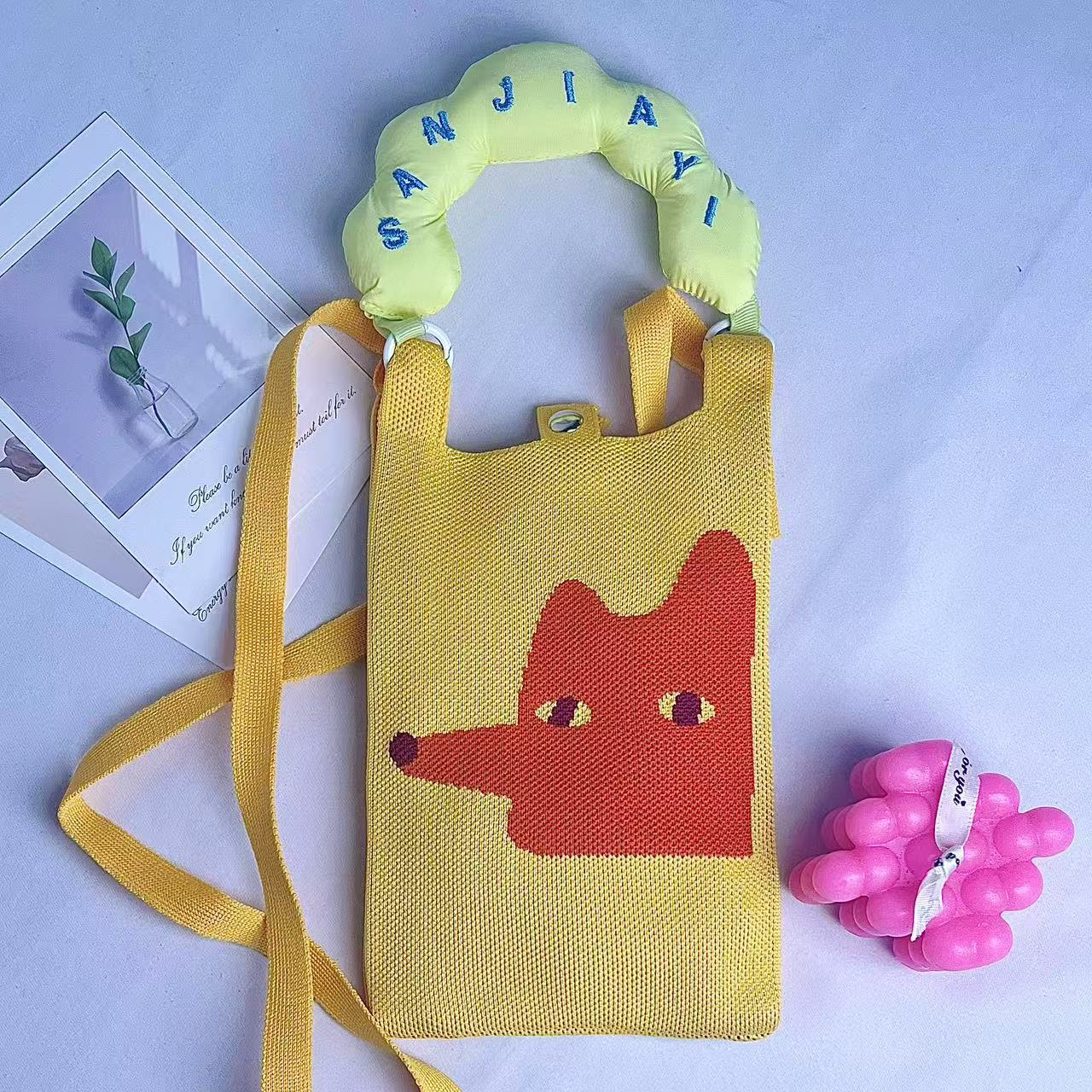 【ハンドル+ショルダーストラップ】フォックスヘッド