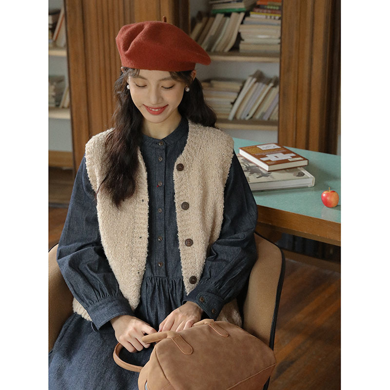 GH202413カーキベスト(シングルベスト)