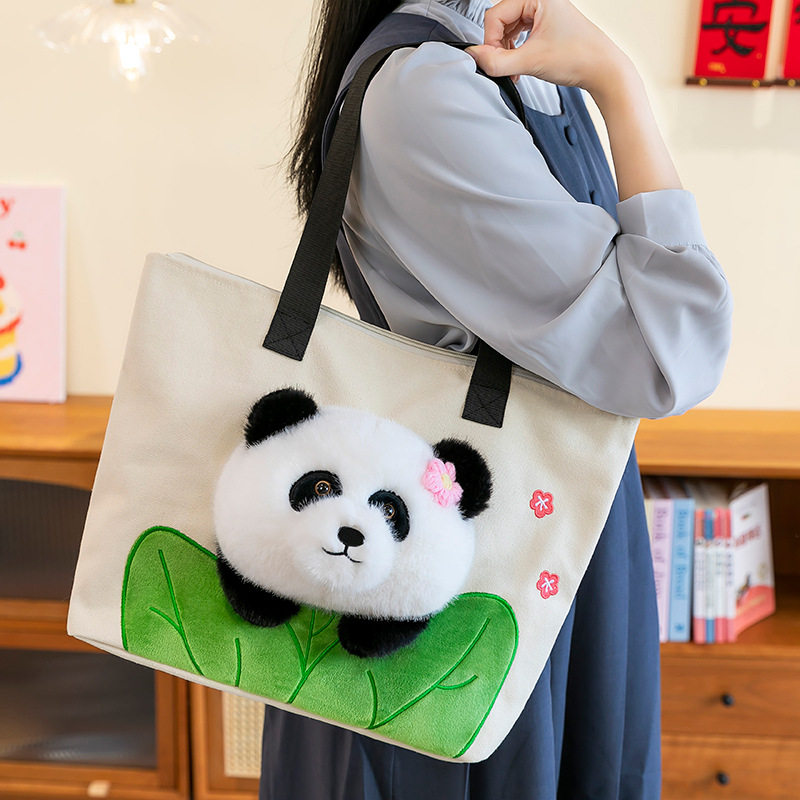 蓮の葉パンダ風