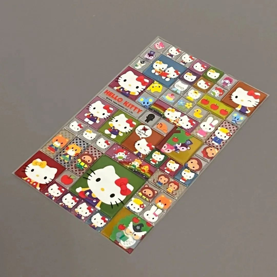 キティ猫立体エンボス粘着ネイルステッカー