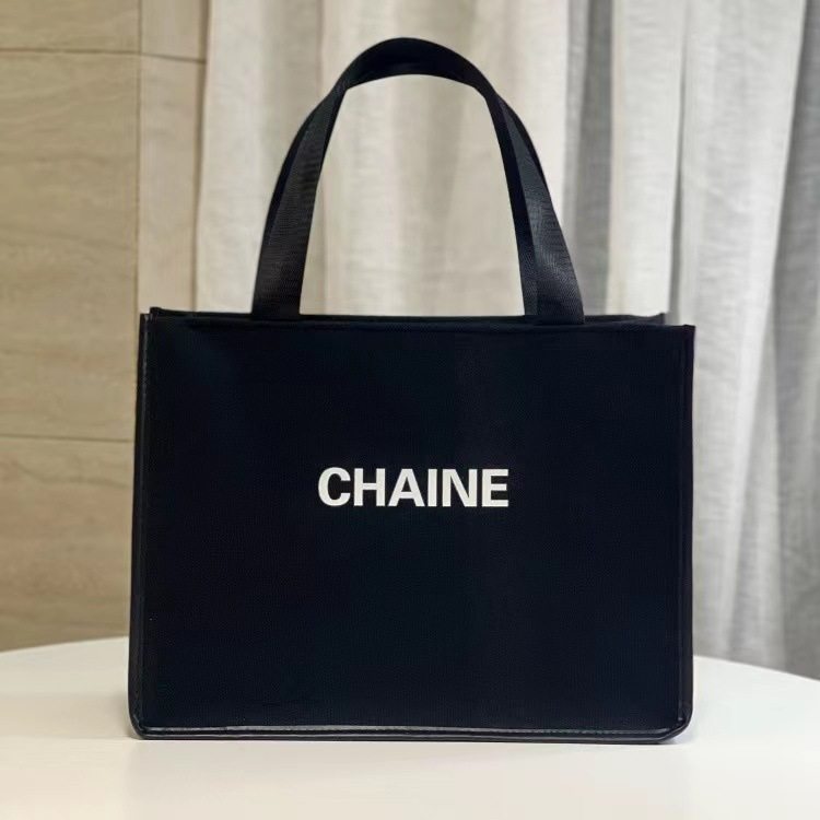 リボンショルダーバッグ黒