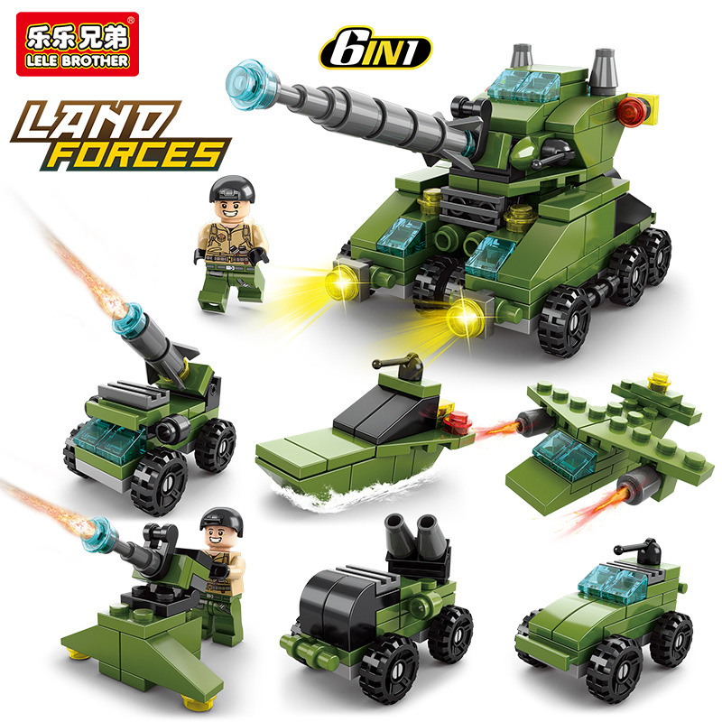 六合一軍事戦車 (美しい袋) 8612-5
