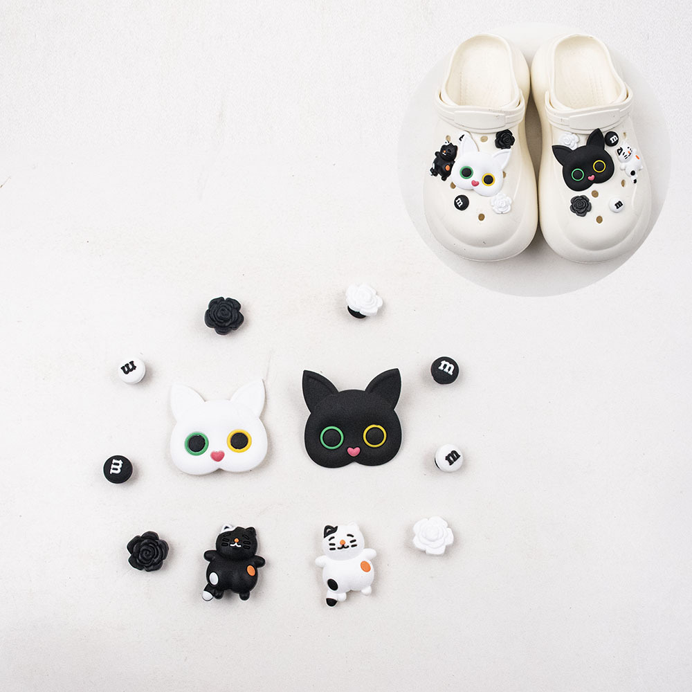 白黒猫セット (12個)