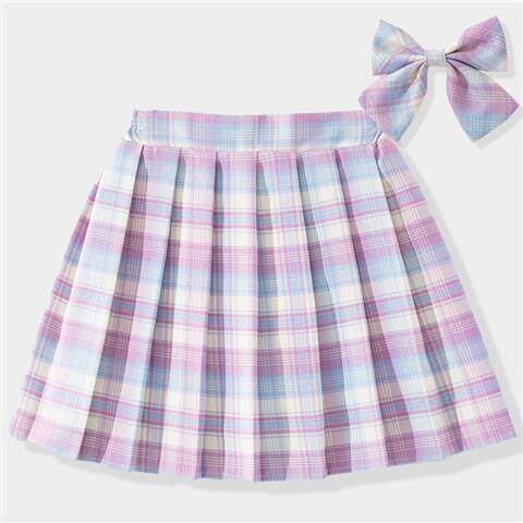 ガラスパープルスカート+衿花