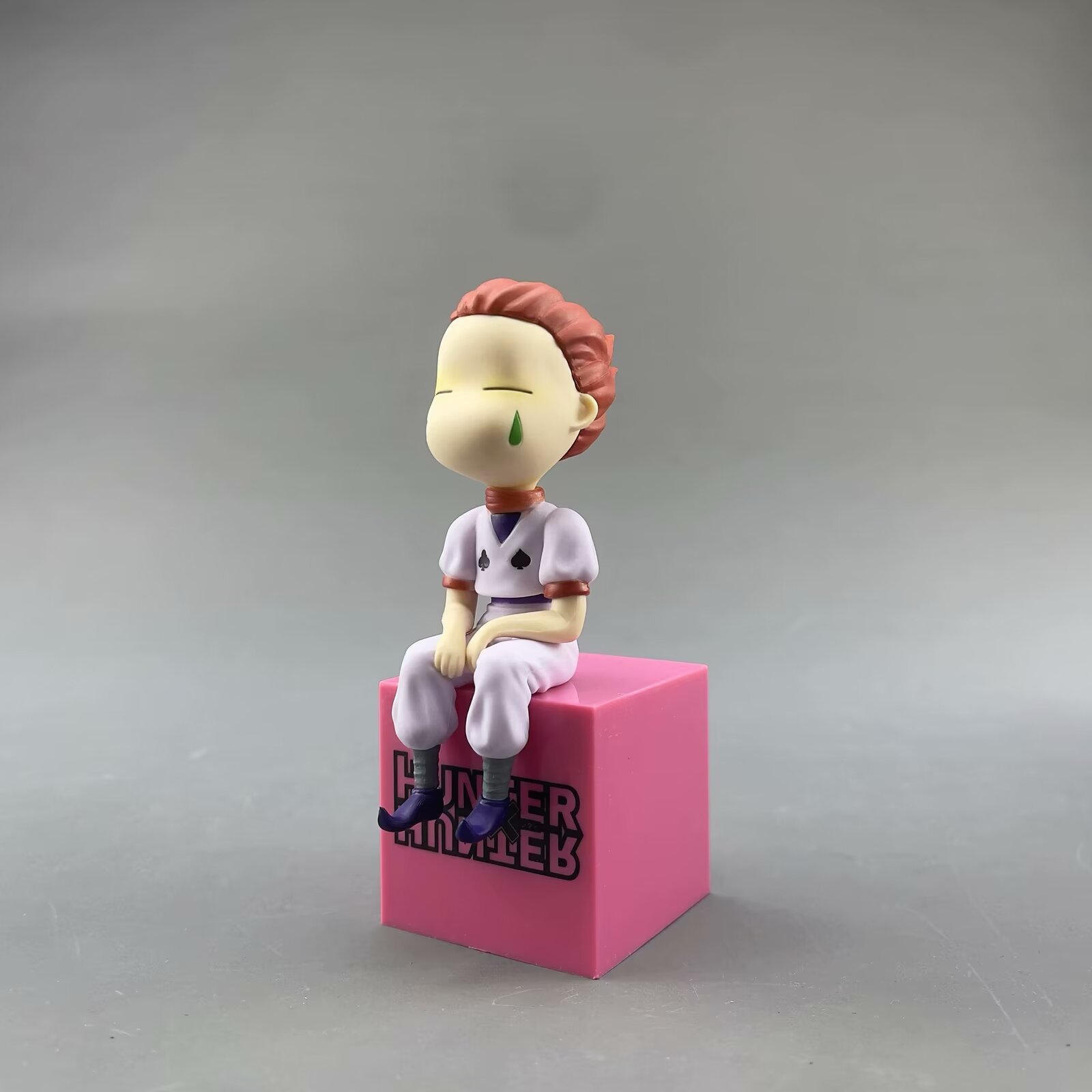 Baozi Face Xisuo パープル 台座付き-12cm