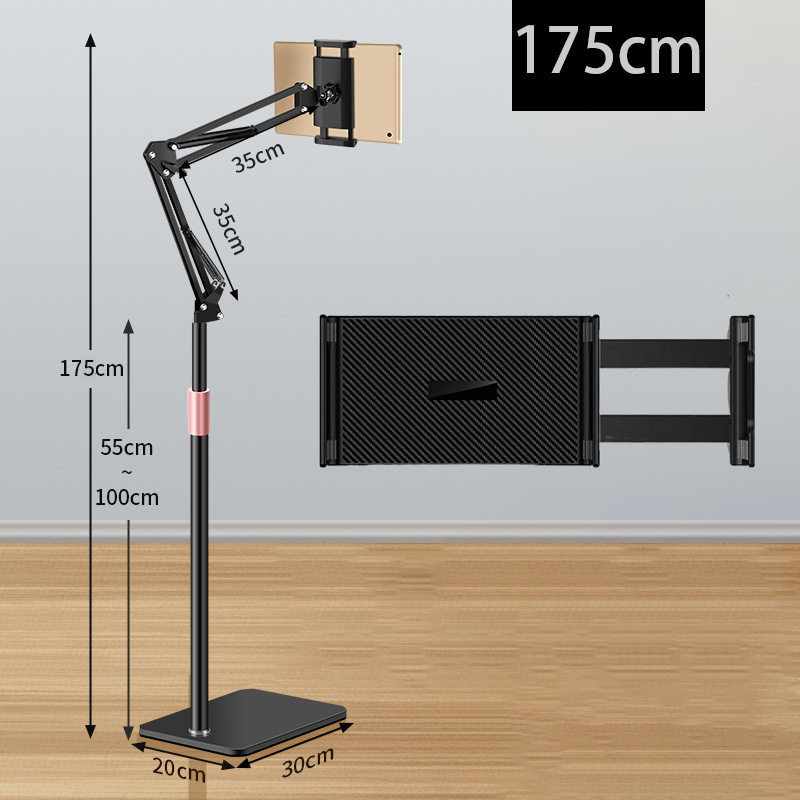 伸縮モデル - カンチレバー - 高さ 175 - ブラック - 11inch 携帯電話タブレット ホルダー