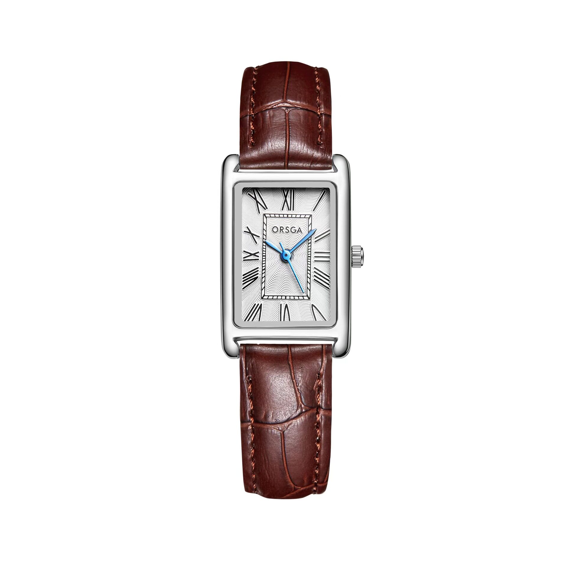 シルバーシェル茶色ベルト白面