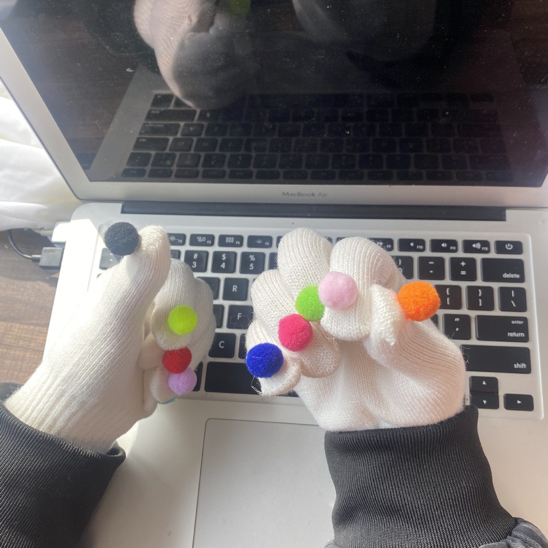 キャンディホワイト【毛玉ランダムカラー】